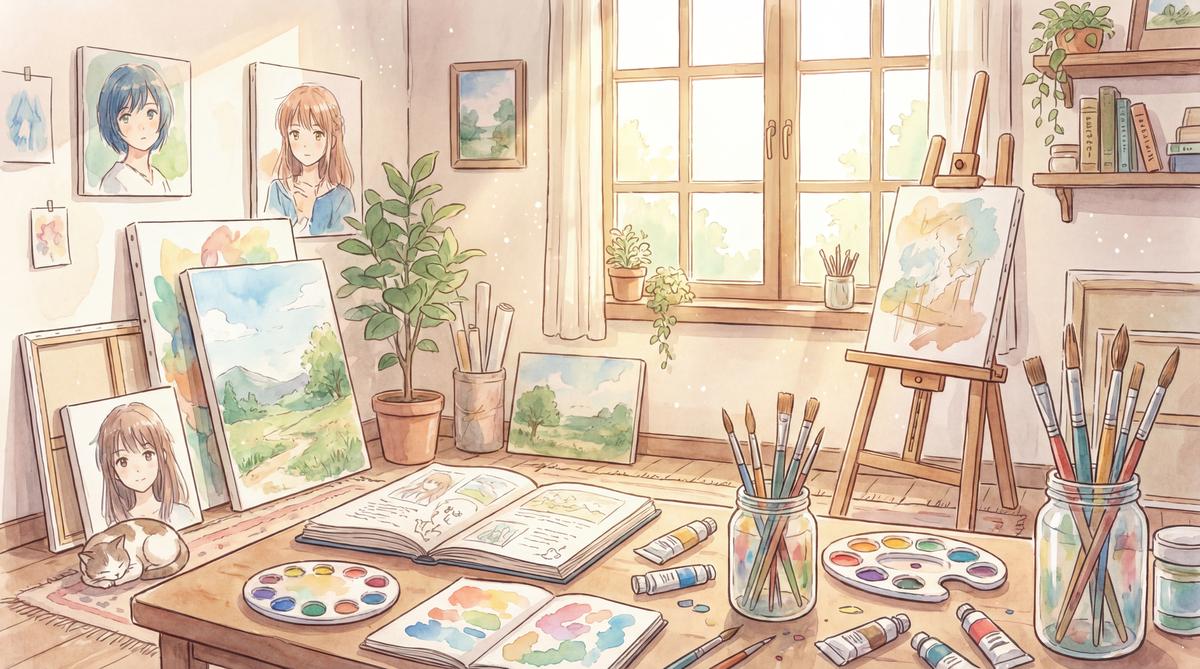 免费看片动漫-画室日记动漫绘画教程